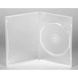 Image of APR Media Genuine Amaray Single DVD Slimline Clear Cases 7mm Spine Holds 1 disc (Pack of 10)