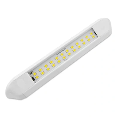 Image of Dream Lighting Caravan LED Lights 12v Exterior Campervan Motorhome Awning Porch Waterproof IP66 9.8inch Aluminum Bar White