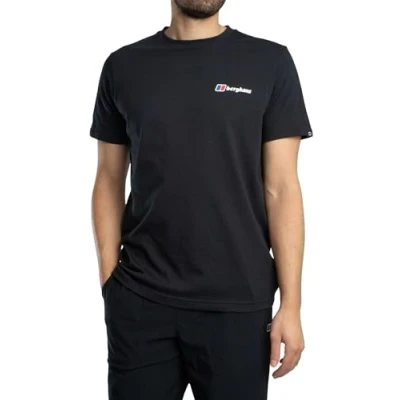 Image of Berghaus Men&#039;s Class Logo T Shirt, Black/Black, XL