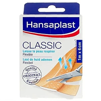 Image of HANSAPLAST Pansements CLASSIC Flexible Bande 1m x 6cm