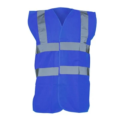 Image of Yoko Unisex Premium Hi Vis Waistcoat Vest / Jacket (2XL) (Royal)