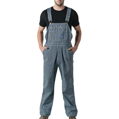 Image of Walls Men&#039;s Big Smith Hickory Stripe Bib Overall, 36W x 34L