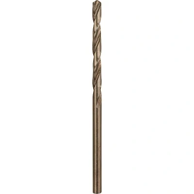 Image of Bosch Professional 2608585843 HSS Co Metal drill Bit (stainless steel, 3.2 x 36 65 mm, accessory driver) , Gold