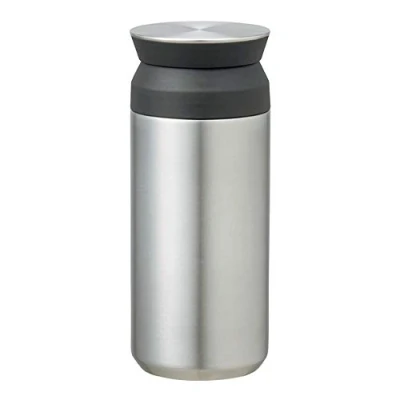Image of Kinto Travel Tumbler Silver 35 cl Isothermal Double Wall Anti Burn