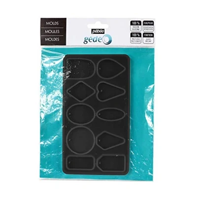 Image of Pebeo 4 Silicon Moulds Geometric Board #2, Assorted, 1 Planche