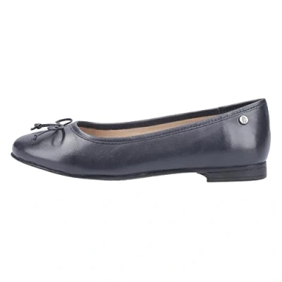 Image of Hush Puppies Women&#039;s Naomi Closed Toe Ballet Flats, Blue (Navy Navy), 5 UK