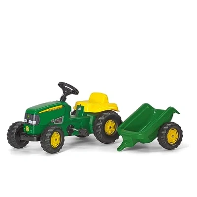 Image of Rolly Toys RollyKid John Deere + trailer (2½+)