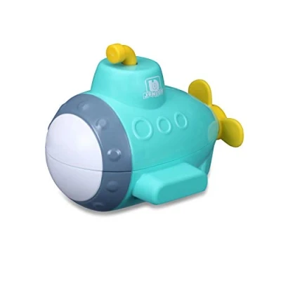 Image of Bburago B16 89001 BB JUNIOR SPLASH N PLAY SUBMARINE PROJECTOR Preschool Bath Toy Boat, Black, standard size