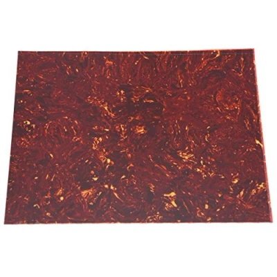 Image of KAISH 25x20cm Acoustic Guitar Self Adhesive Scratch Plate Sheet Pickguard Material VintageTortoise