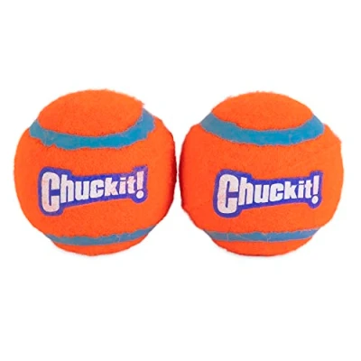 Image of Chuckit Tennis Ball Dog Ball, 2 Medium Balls