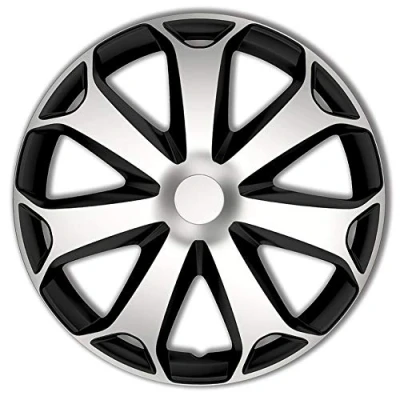 Image of AUTO STYLE Set wheel covers Mega 15 inch silver/black