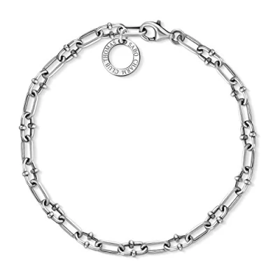 Image of Thomas Sabo Women Charm Bracelet Club 925 Sterling Silver X0255 637 21