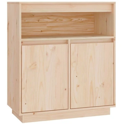 Image of vidaXL Sideboard 70x34x80 cm Solid Wood Pine
