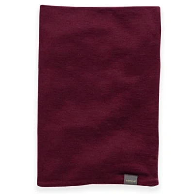 Image of MERIWOOL 100% Merino Wool Ski Neck Gaiter Winter Warmer for Women and Men, Wine, One size