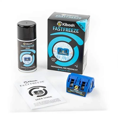 Image of Kibosh FASTFREEZE Kit 2 (1 x 22mm/USA CAN 3/4&quot; Clamp Plus Spray)