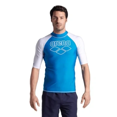 Image of Arena Men&#039;s Graphic UV Protection Short Sleeve Shirt