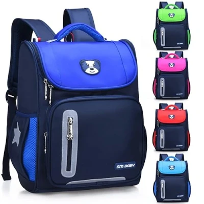 Image of Asge Russian style elementary school backpack for boys and girls kids student space bag teenagers large capacity backpack, Blue, no, No