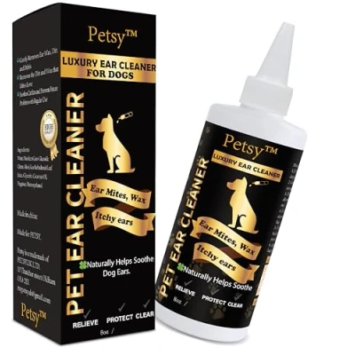 Image of Premium Dog Ear Cleaner,Gentle &amp; Effective Care Solution for Dogs and Cats, Prevents Infections, Removes Dirt Wax, Safe Non Irritating Formula&quot;