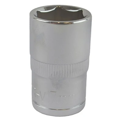 Image of 17mm 1/2&quot; Drive Shallow Metric Socket Single Hex / 6 Sided Bergen