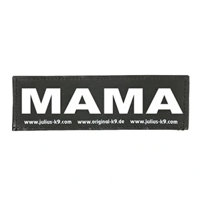 Image of Interchangeable Patches, 1 pair, MAMA, Size: Small, Black