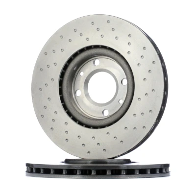 Image of 9801876680 Brake disc BREMBO XTRA LINE 09.A185.1X 302mm 26mm 4 perforated/vented Coated High carbon PEUGEOT: 208 I Hatchback, 308 II 3008