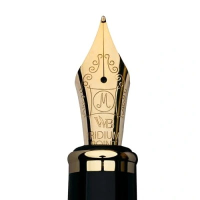 Image of Wordsworth and Black Replacement Nib (Majesti Gold Trim Fountain Pen Nib)