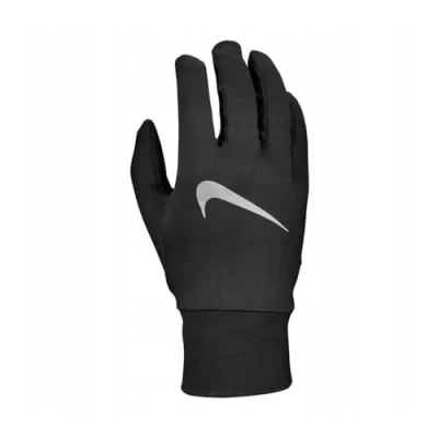 Image of NIKE MENS ACCELERATE RUNNING GLOVES BLACK SMALL