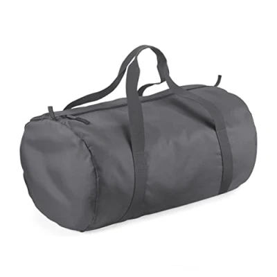 Image of BagBase BG150 Packaway Barrel Bag Graphite Grey/Graphite Grey