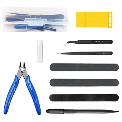 Image of WiMas 10 Pieces Gundam Model Tools Kit Hobby Building Craft Set Basic Repairing