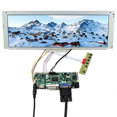 Image of VSDISPLAY 14.9 inch LTA149B780F 1280x390 TFT LCD Screen and HD MI VGA DVI Auido LVDs Controller Board,for DIY Marquee Monitor