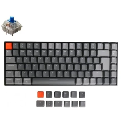 Image of UK Keychron K2v2 Bluetooth Backlit Soldered Click Switches Mac/PC Keyboard