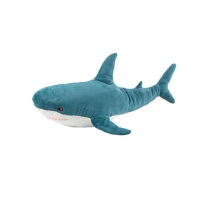 Image of DongAi Plush Shark Toy Pillow, 39.4 inch Giant Animal Super Soft and Cute Pillow Children’s Boys Girls Room Decoration Bedtime Gift (Blue, inches)