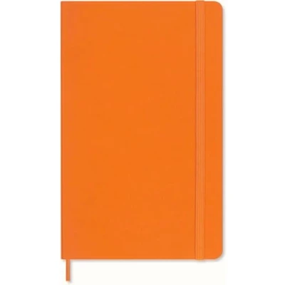 Image of Moleskine Precious &amp; Ethical Notebook, with Gift Box, Vegan Soft Cover, Elastic Closure, Large Format 13x21 cm, Colour Orange