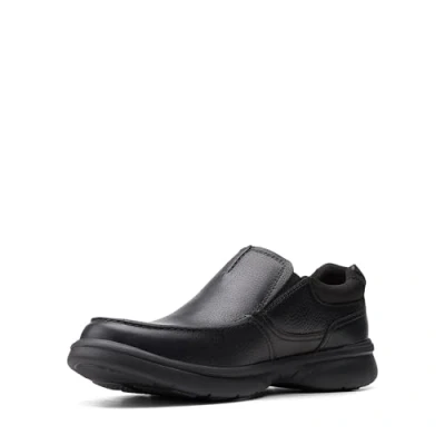 Image of Clarks Men&#039;s Bradley Free Loafer, Blk Tumbled Lea, 10 UK