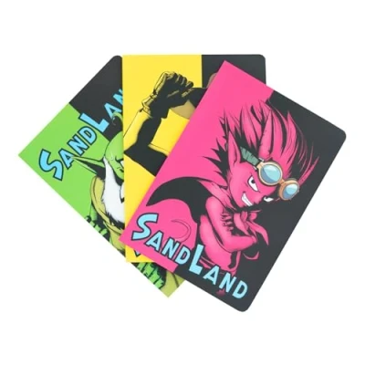 Image of Grupo Erik Pack Of 3 A5 Notebooks Sand Land Notebook, A5, Notepads Notepad, Sketchbook Beelzebub, Rao &amp; Thief