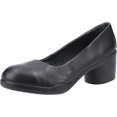 Image of Amblers Safety Womens AS607 Brigitte Court Shoes Black