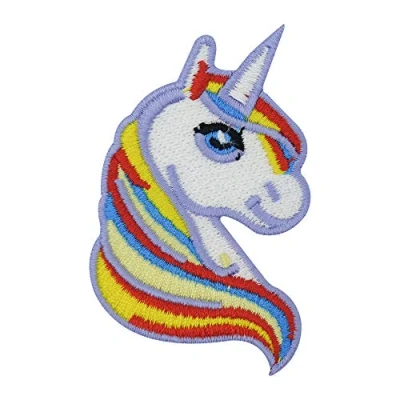 Image of Finally Home Unicorn Iron on Patch