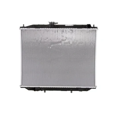 Image of R13539 Engine radiator NISSENS 68706A Aluminium 500mm 649mm 26mm without gasket/seal cap, with expansion tank Brazed cooling fins