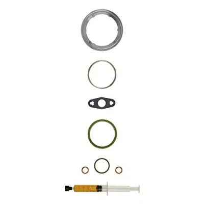 Image of 11658513652, 11658514267 Mounting Kit, charger AJUSA JTC12315 with studs, syringe oil gaskets/seals BMW: 1 Hatchback, Hatchback