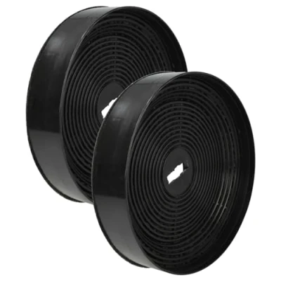 Image of vhbw 2x Activated Carbon Filter compatible with Oranier Meba 90 W, S, Miran 60 Mini, Mix, S Extractor Hood 17.05 cm