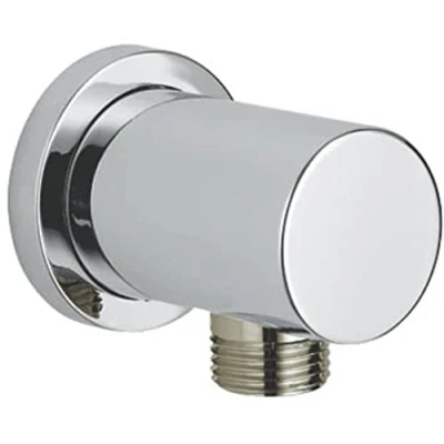 Image of GROHE Rainshower Neutral Shower Outlet Elbow, 1/2&quot; Moon White 27057LS0