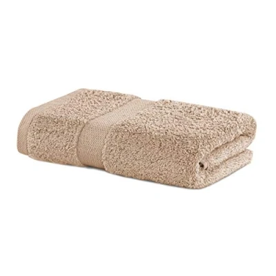 Image of DecoKing Hand Towel 50 x 100 cm Cotton Quality 525 g/m² Beige Absorbent Marina