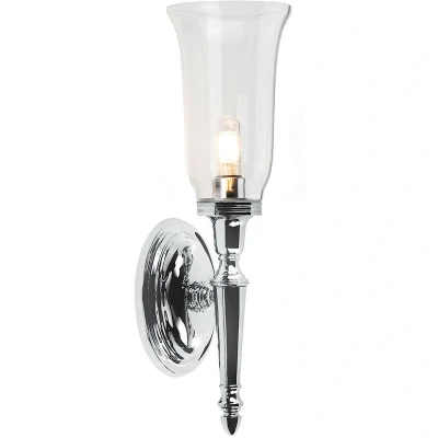 Image of Dryden 1 Light Bathroom Wall Polished Chrome IP44, G9