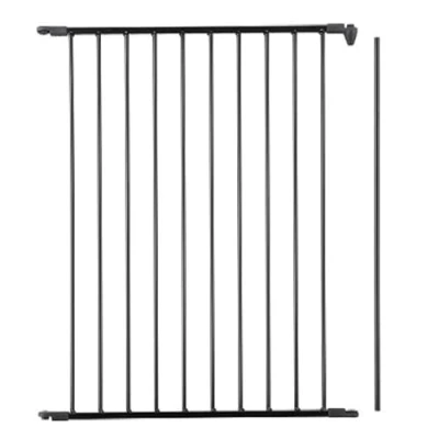 Image of Scandinavian Pet Design Extra Tall Flexible Black Gate Range (72cm Extension, Black)