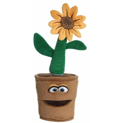 Image of Living Puppets Hand puppet Volker the flower pot made of fabric, size 44 cm, W867