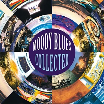 Image of The Moody Blues Collected 180 Gram Black vinyl 2017 UK 2 LP set MOVLP1816