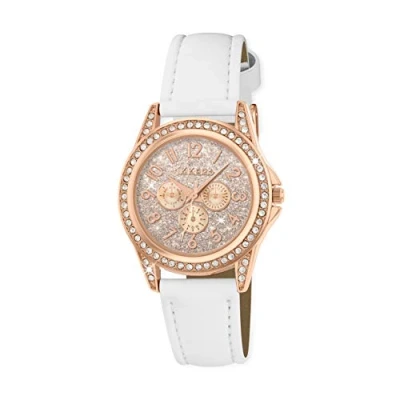 Image of Tikkers Girl&#039;s Analogue Quartz Watch with Imitation Leather Strap TK0129