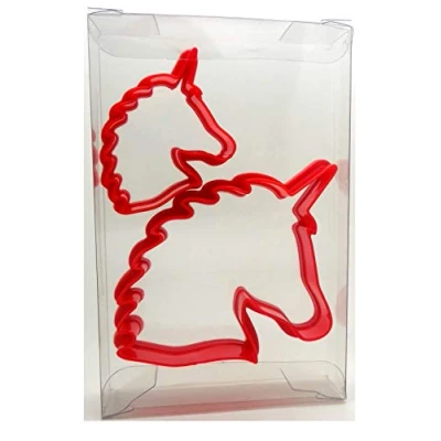 Image of Unicorn Head Cookie Cutter Set of 2, Biscuit, Pastry, Fondant Clay