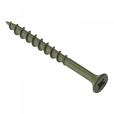 Image of ForgeFix Countersunk Decking Screws 4.5 x 55mm Green Box 200