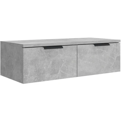 Image of vidaXL Wall Cabinet Concrete Grey 68x30x20 cm Engineered Wood